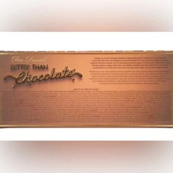 NEW Too Faced Better than Chocolate Eyeshadow Palette NEW In BOX - Picture 4 of 10